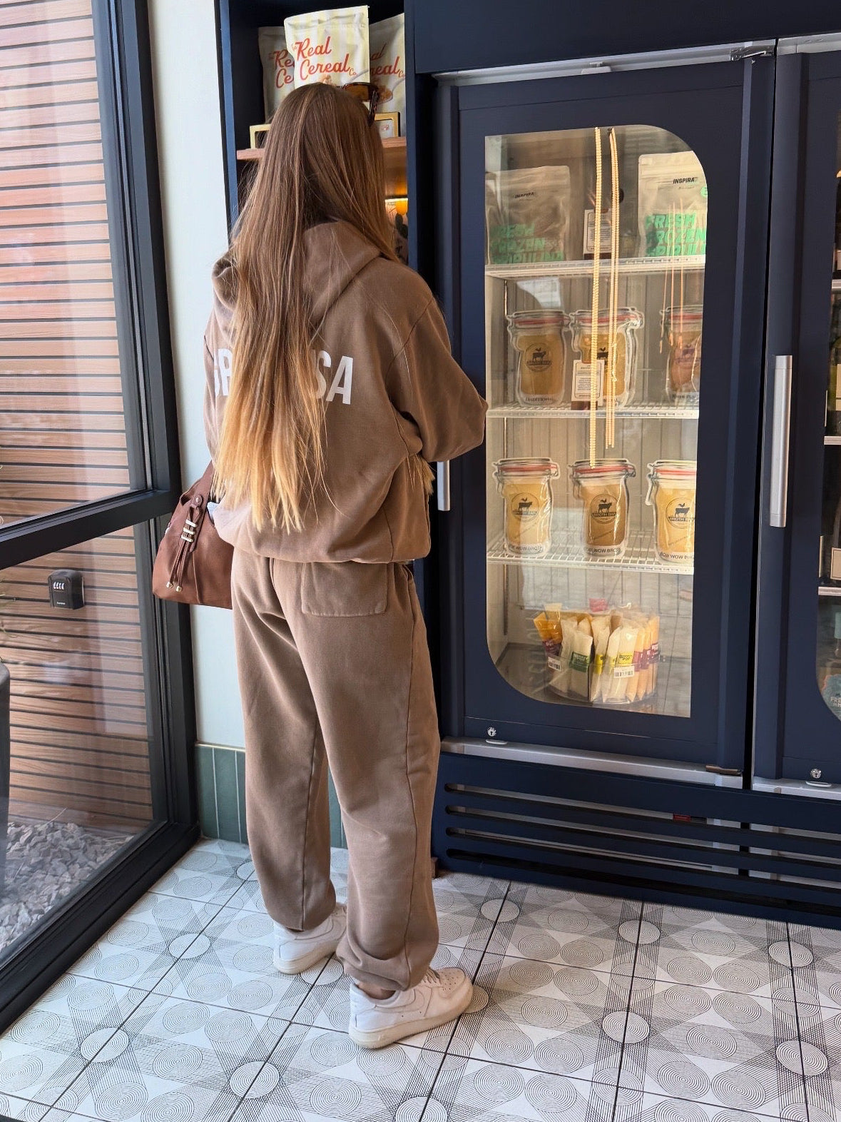 Neutral americana sweatpants