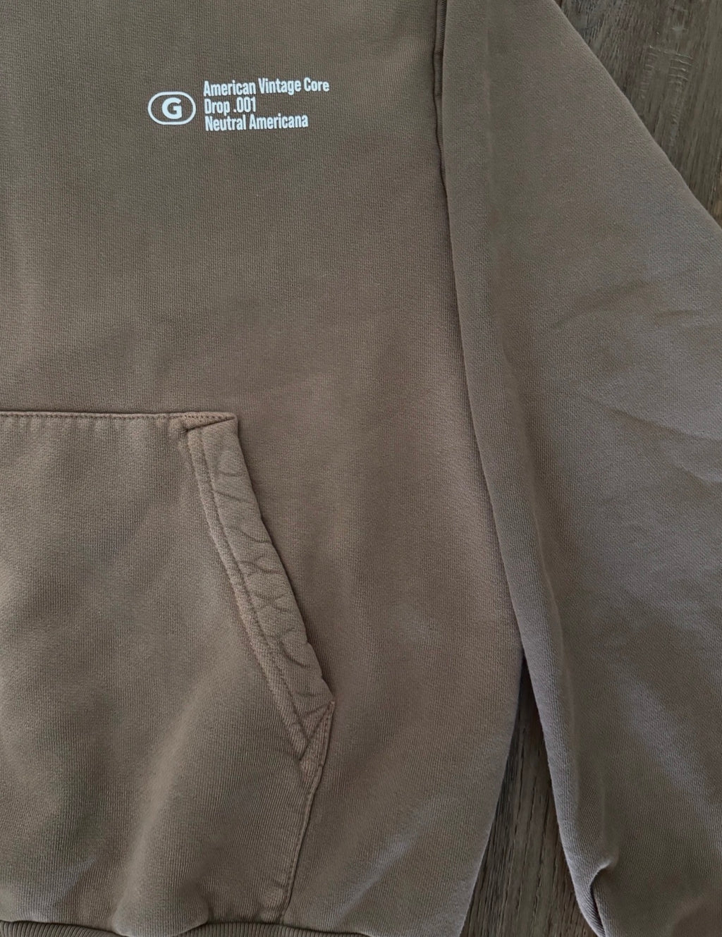 Neutral Americana hoodie