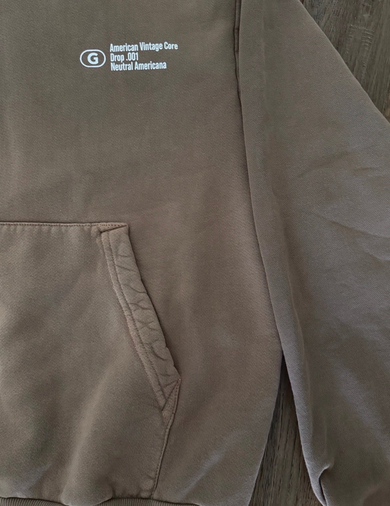 Neutral Americana hoodie