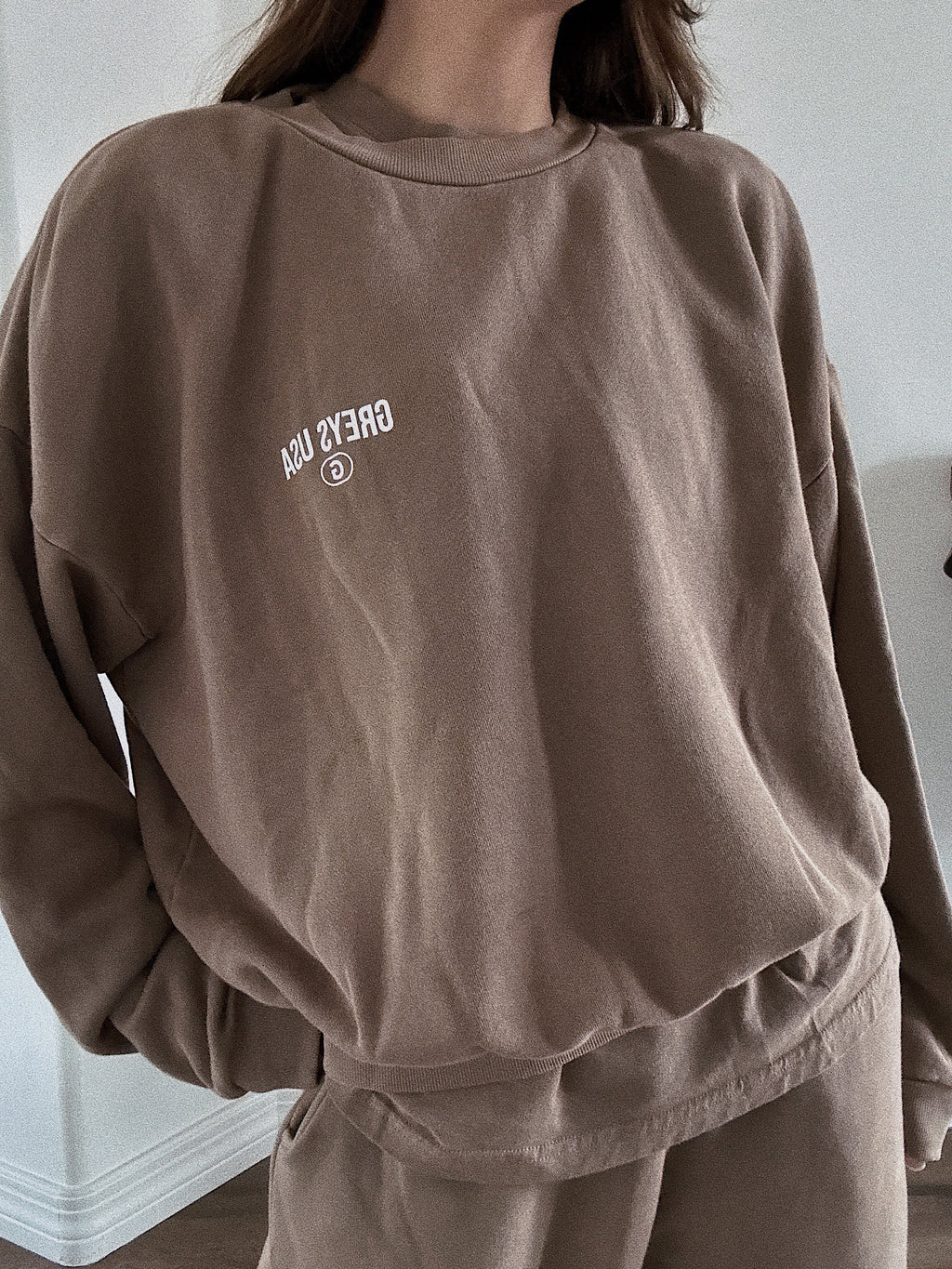 Neutral americana crewneck