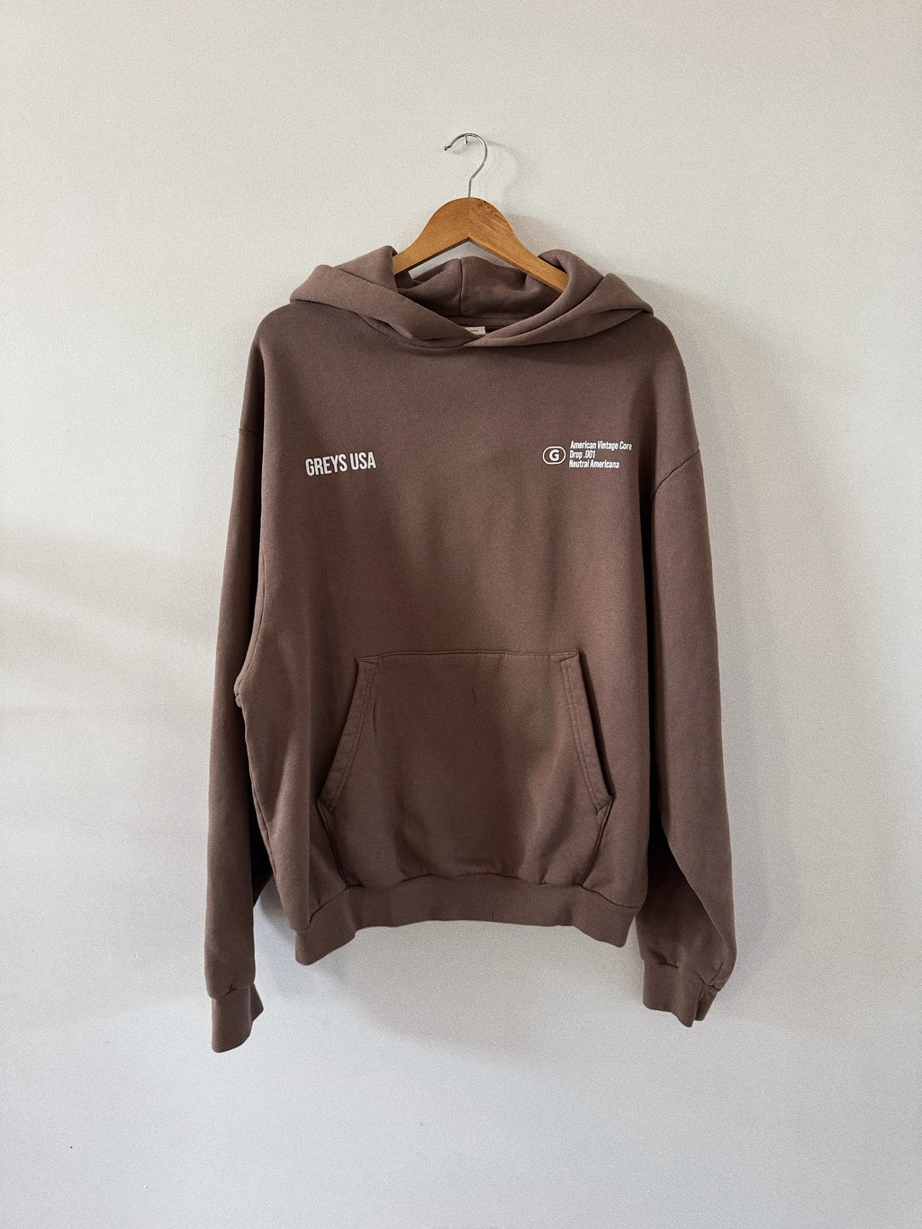 Neutral Americana hoodie
