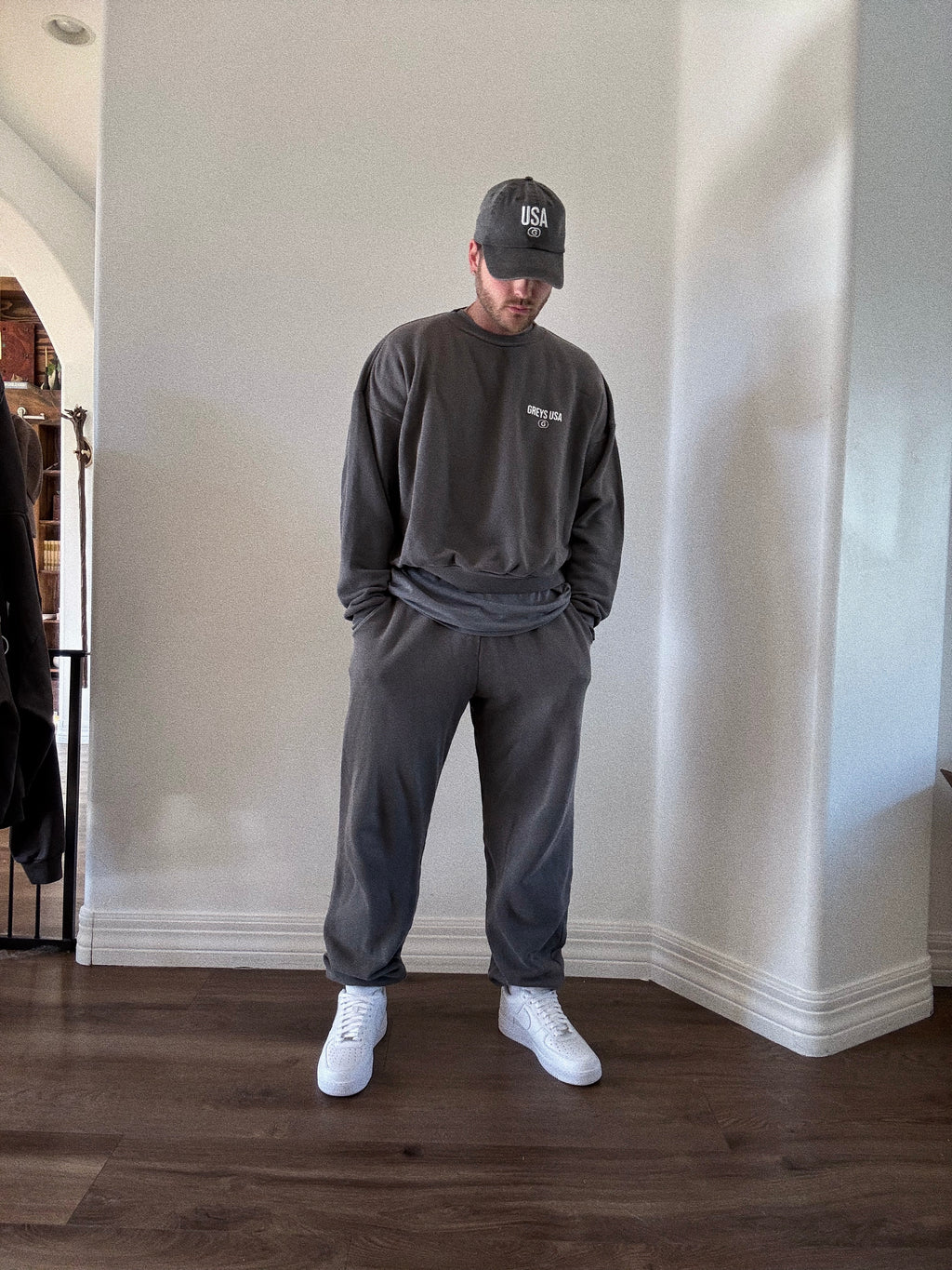 Neutral americana crewneck