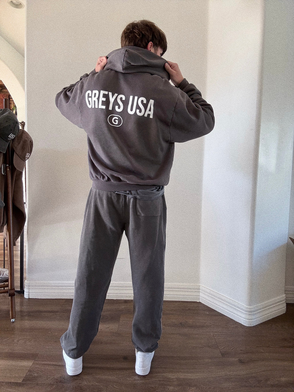 Neutral Americana hoodie